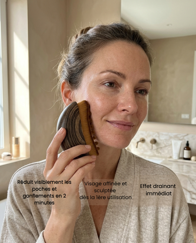Brosse de Drainage Lymphatique Visage