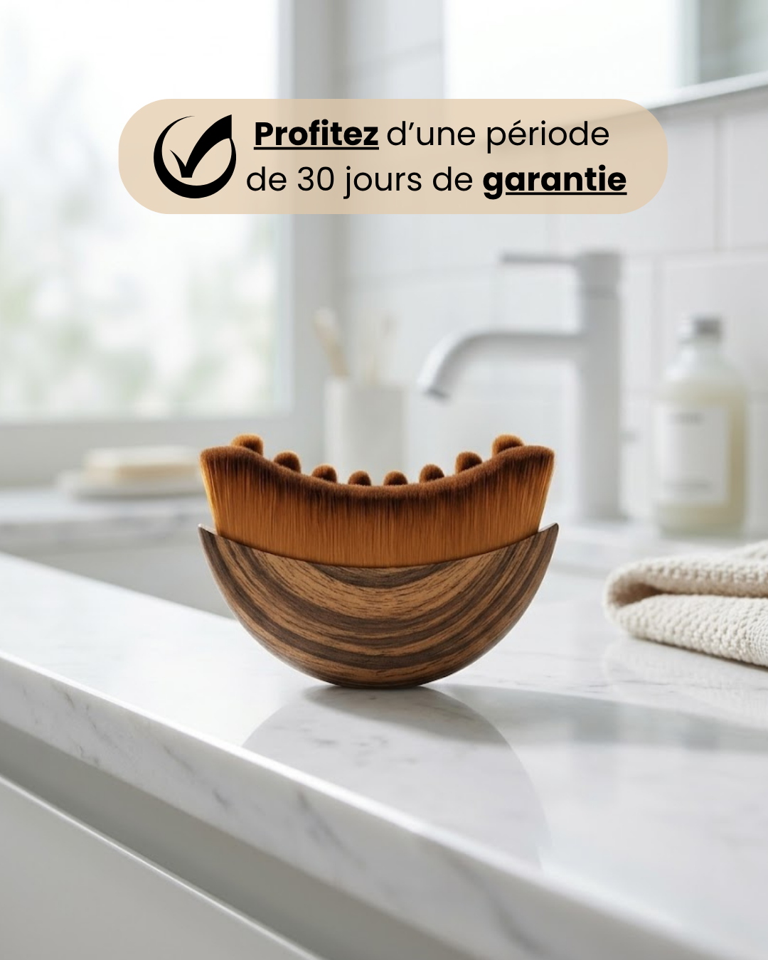 Brosse de Drainage Lymphatique Visage