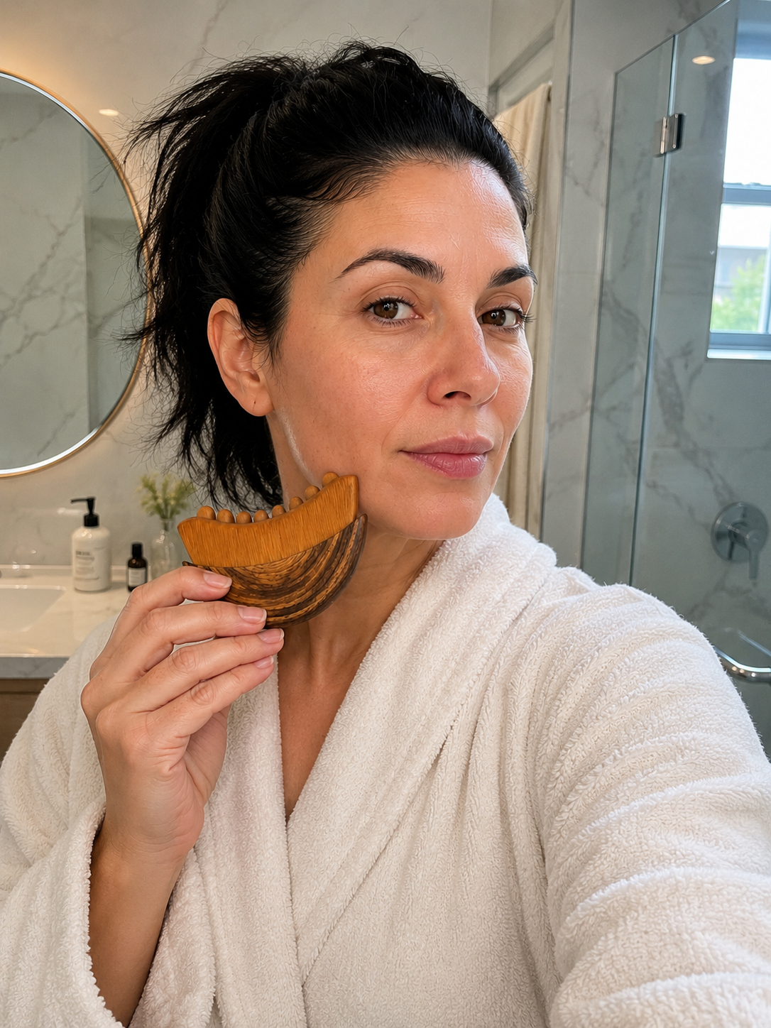 Brosse de Drainage Lymphatique Visage